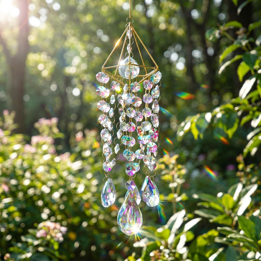 Crystal Suncatcher Window Hanging – K9 Prism Rainbow Maker